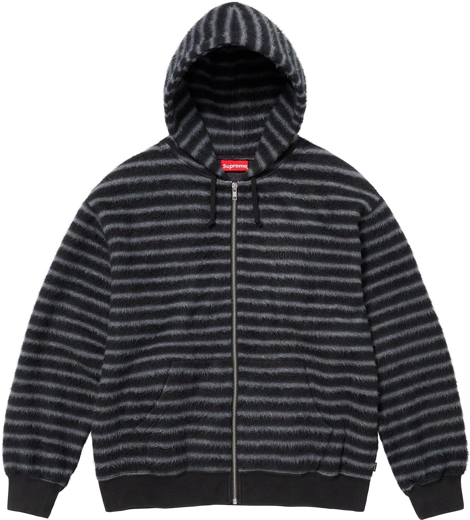 Brushed Zip Up Hooded Sweatshirt view 4